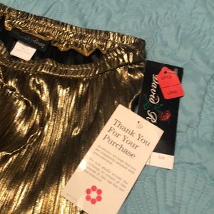 David Rose Skirts - NWT Gold Shimmer Skirt David Rose Skirts - NWT Gold Shimmer Skirt